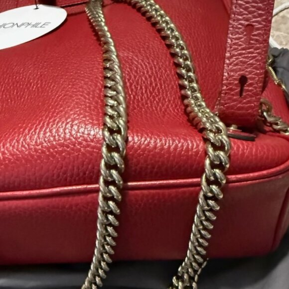 AUTHENTIC GUCCI GG LEATHER BACKPACK! Good Condition and Beautiful Color! - Picture 3 of 13